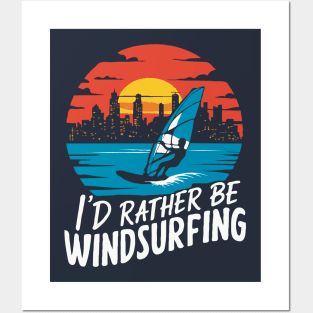 I'd Rather be Windsurfing. Retro Posters and Art